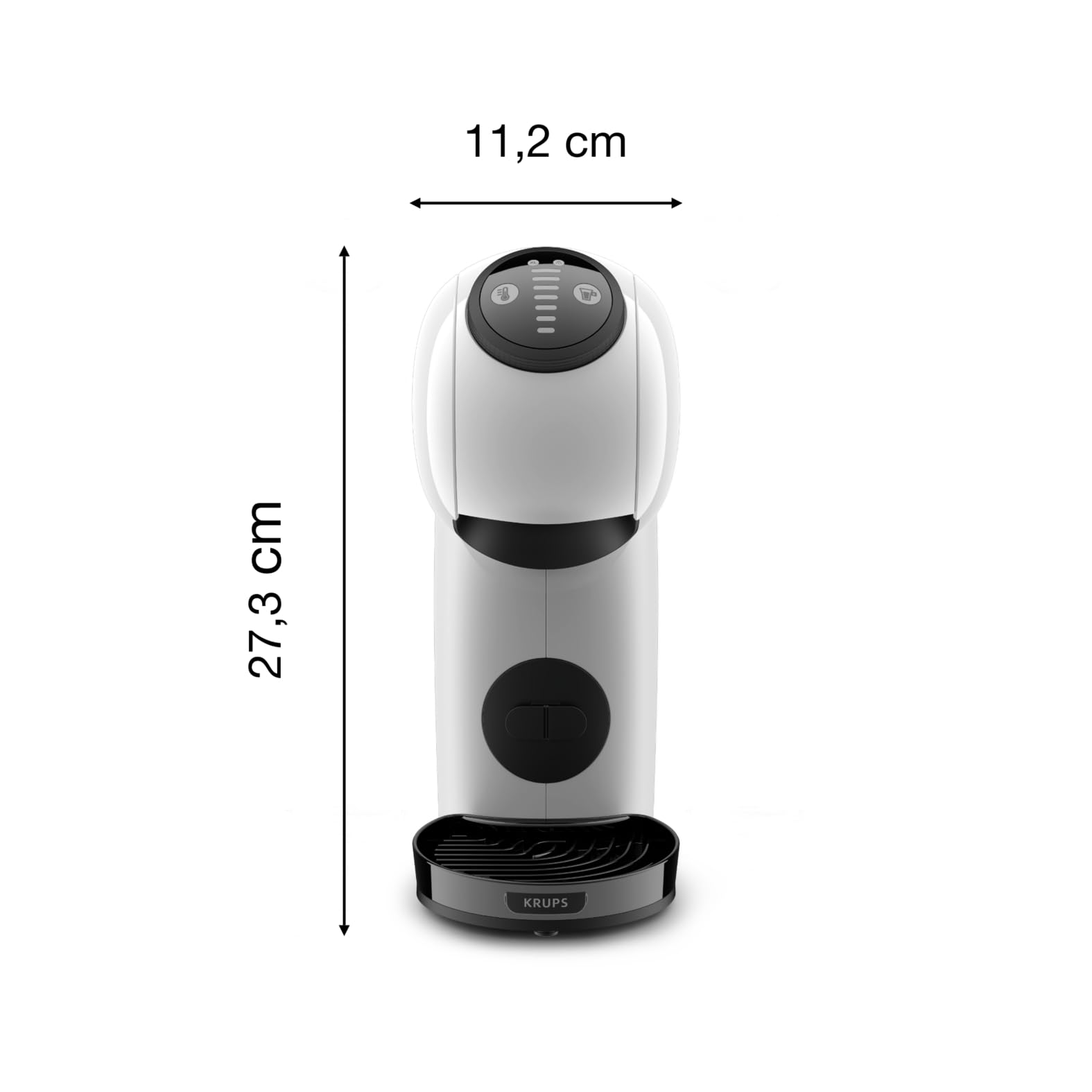 DOLCE GUSTO Genio S, Machine à expresso et autres boissons en capsule, automatique, blanc
