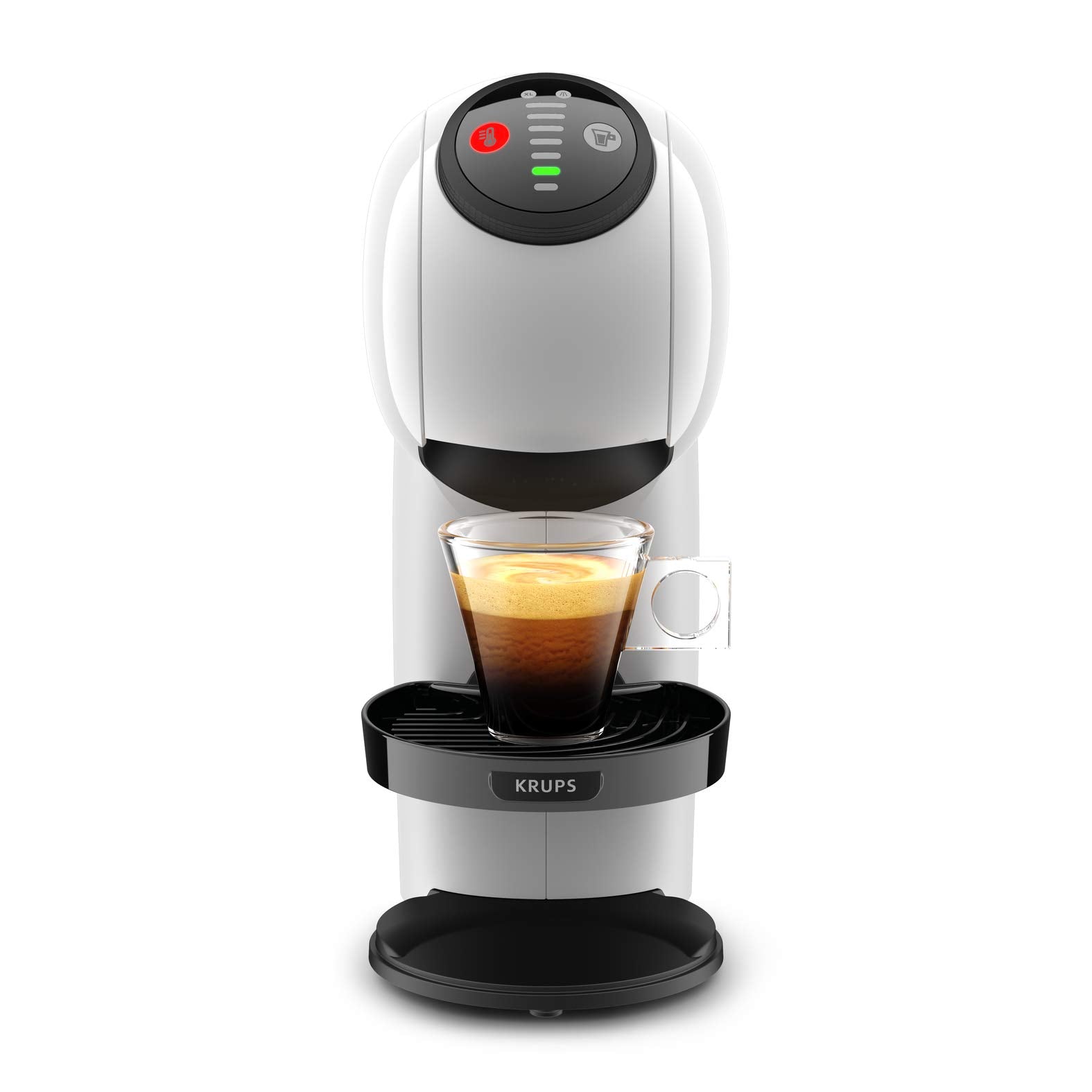 Dolce Gusto Machine à café, Cafetière capsules, Fonction XL, Intuitive, Genio S, Blanc, KP240110