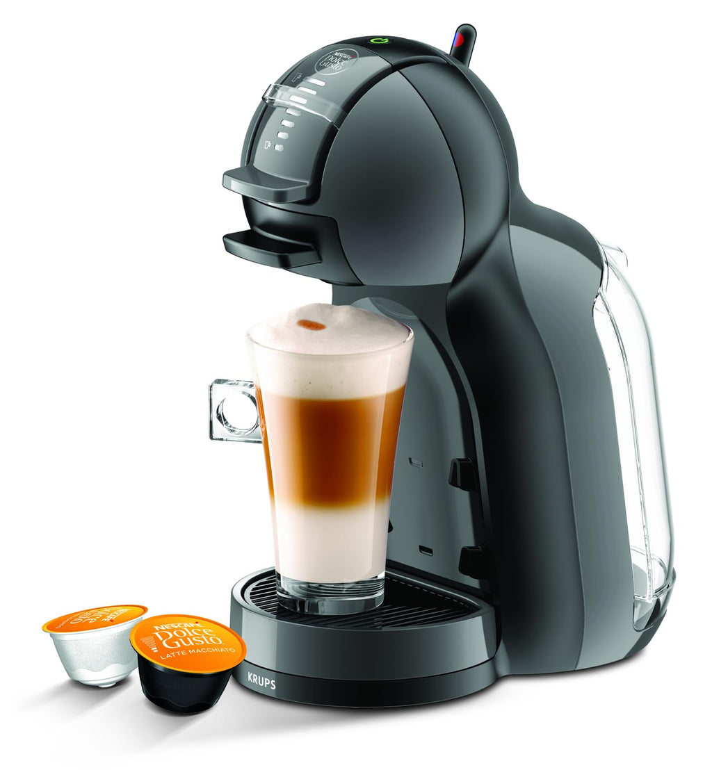 Dolce Gusto Machine à café capsules multi-boissons, 0.8 L, 15 bars, Noir/Anthracite KP123810