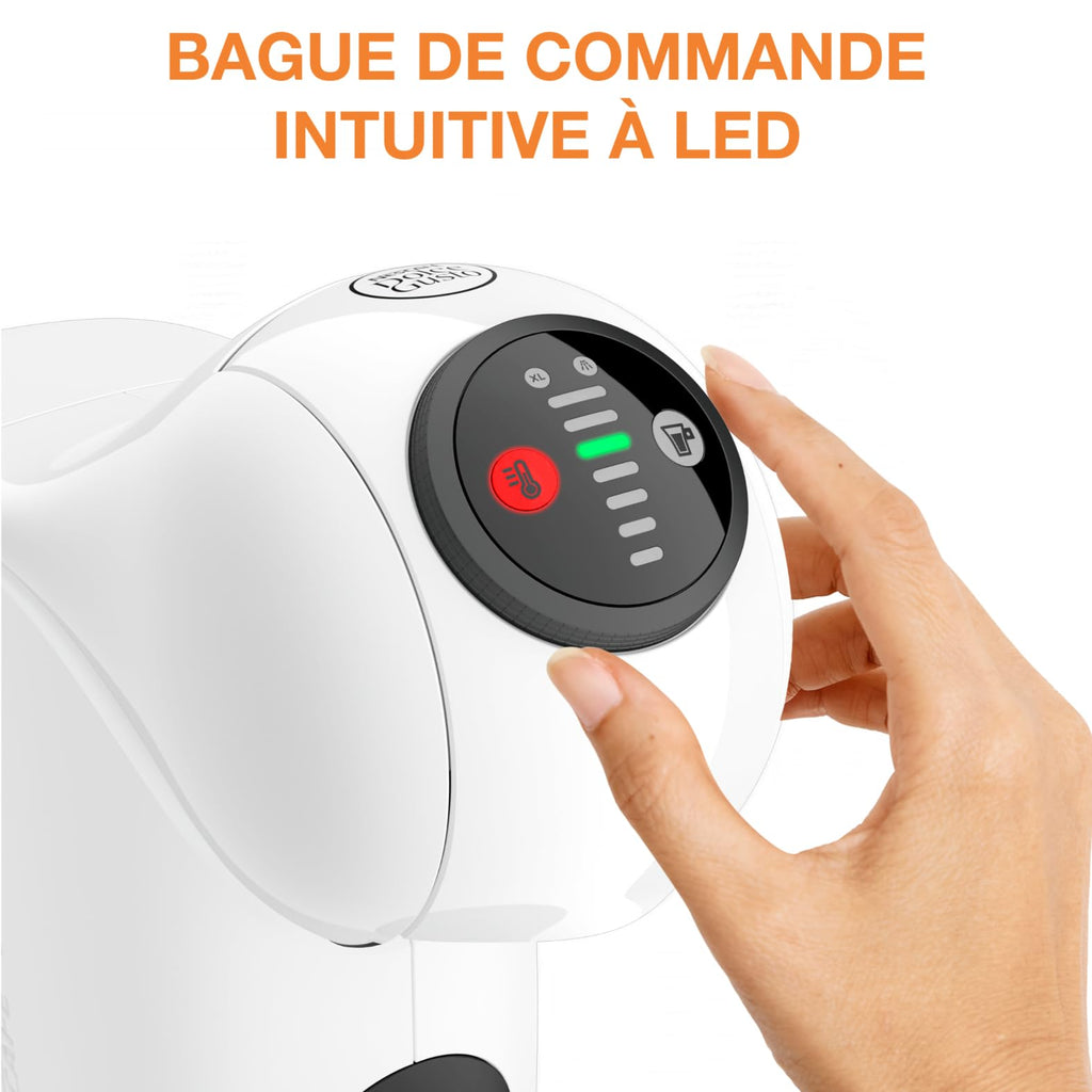 Dolce Gusto, Machine à café dosettes, Genio S KP243110, Blanche