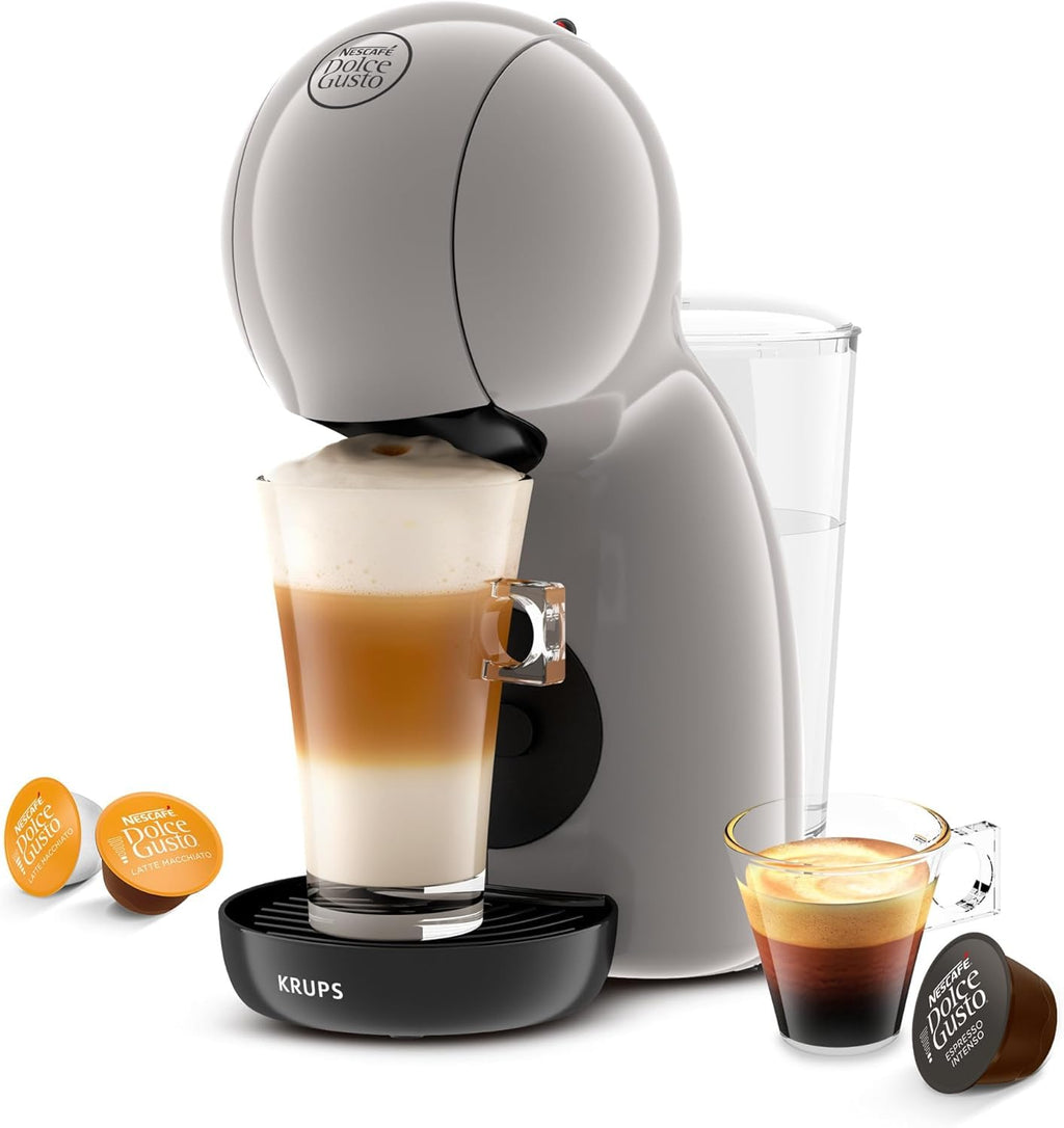 Dolce Gusto Piccolo XS Machine à café à dosettes, ultra compacte, Taupe, KP1A3A