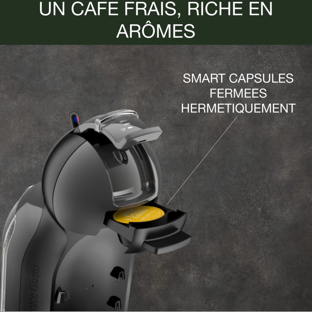Dolce Gusto Machine à café capsules multi-boissons, 0.8 L, 15 bars, Noir/Anthracite KP123810