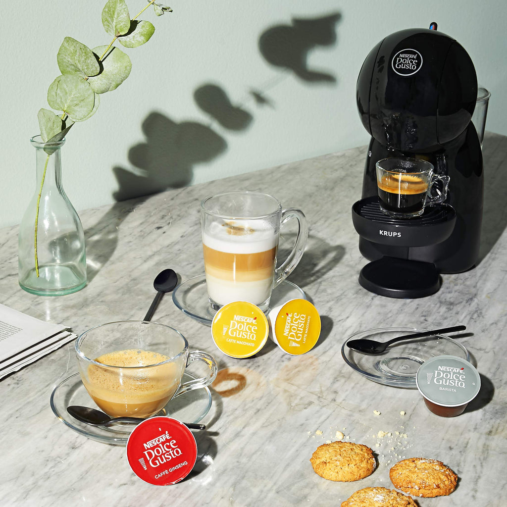 Dolce Gusto Petit XS, 0.8cl, Noir, Bouton Noir, KP1A3BKA